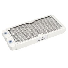 Dracaena.io 240mm Copper Water Cooling Radiator 29mm 2 G1/4 Ports White picture