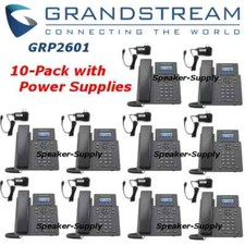 10 Grandstream GRP2601 2-Line 2 SIP Office Phone Bundle picture
