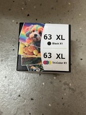 LLaollao Ink Cartridges 63XL - Black and Tricolor, LOW PRICE FAST SHIPPING picture