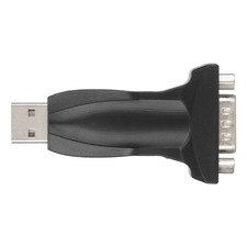 USB To RS232 Adapter Reliable Connection For Modems And Printers Black picture