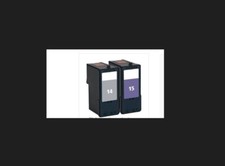 New 2 X Ink Cartridges for Lexmark  14 and 15  Z2300 Z2310 Z2320 X2600 X2630 picture