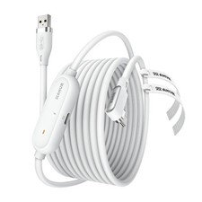 AMVR 16FT(5M) VR Charging Link Cable, USB 3.0 to C 16 feet, Off-White picture