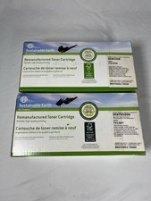2 Pack Staples Sustainable Earth Brother TN430 TN580 Toner Cartridges picture