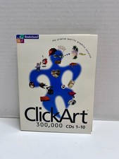 ClickArt 300,000 CDs 1-10 w/Troubleshooting Guide picture
