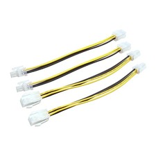 4-Pin ATX CPU 8 Inch Power Extension Cable (Pack of 4) picture