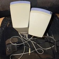 SONY VAIO GRAY SPEAKERS PCVA-SP2 COMPUTER DESKTOP SPEAKERS picture