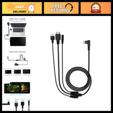 3-in-1 HDMI Cable for Graphics Drawing Tablet Kamvas Pro 16/13/12 - High-Speed, picture