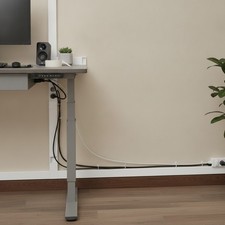 Wall-Mounted 157in Cord Hider - Protect Kids & Pets with Stylish Cable Concealer picture