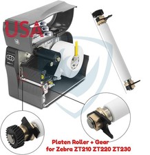 US 2PCS Platen Roller Kit for Zebra ZT200 ZT210 ZT220 ZT230 Printer P1037974-028 picture