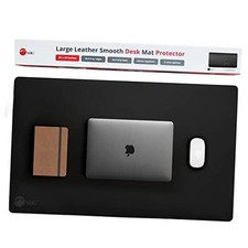 Extra-Large Vegan Leather Desk Mat, 36 x 22, CE-PD0412-S1 Black picture