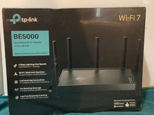 Brand NEW TP-Link Archer BE5000 Dual-Band Wi-Fi 7 Router Black picture