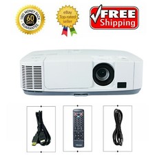 NEC P401W 3LCD Projector 4000 ANSI HD 1080i HDMI x 2 16:10 (WXGA) LAN w/Remote picture