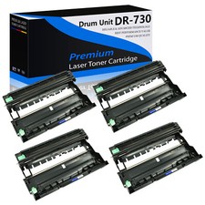 4PK DR730 Drum Unit for Brother MFC-L2710DW/L2750DW/L2750DW XL HL-L2350DW picture