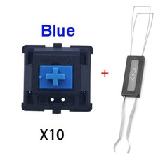10PCS  Cherry MX Blue Switches Mechanical Keyboard Microswitch 3PIN picture