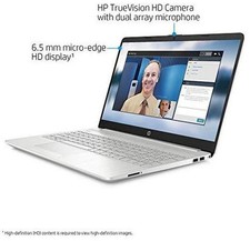 HP 15.6 in RYZEN 3 3250U 8GB RAM 1TB HDD 15-GW0123OD NATURAL SILVER W11 picture