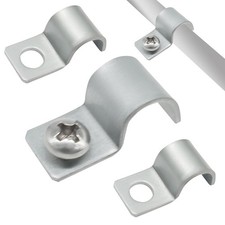 Heavy Duty Cable Wire Clips, 100 Pcs, 1/4 Inch | Zinc Plated Steel, Secure Wall picture