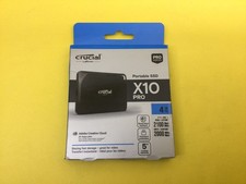 Crucial X10 Pro 4TB USB-C Portable External SSD CT4000X10PROSSD9 New picture