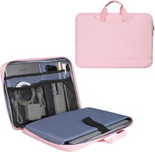 Ladies Laptop Sleeve Bag for 14-15 Inch MacBook Pro, TSA-Approved, Pink Case picture