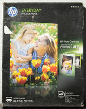 HP Everyday Photo Paper - Designed for HP Inkjet Printers, Glossy, 5x7 in, 60 .. picture