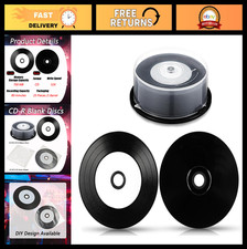 25PCS 700MB CD-R Blank Discs 80min 52X Recordable Music/Data with Printable Cent picture