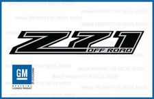 GMC Sierra Z71 Offroad Truck Black Blackout Stickers Decals - FBLK (2014-2017... picture