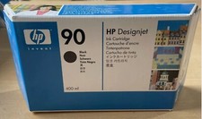 Genuine original oem HP 90 C5078A C5058A DesignJet Black printer Ink Cartridge  picture