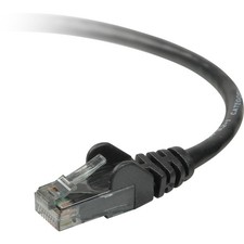 Belkin A3L980B50-BLK-S 50ft CAT6 Ethernet Patch Cable Snagless RJ45 M/M Black picture