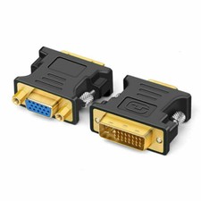 DVI-I male Analog (24+5) to VGA Male (15-pin) Connector Adapter NEW USA picture