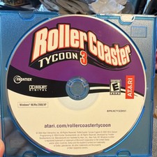 Atari RollerCoaster Tycoon 3 Simulation PC Game CD Windows 98/Me/2000/XP English picture