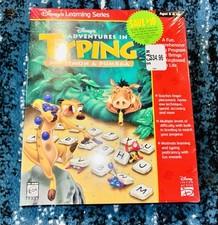 Disney's Adventures in Typing With Timon & Pumbaa, PC, 1998, New big box picture