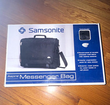Samsonite Aspire Messenger Bag Black Polyester 17