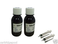 2x4oz Black Refill Ink for Canon PGI-225 CLI-226 MG6120 MG6220 MG8120 MG8220 1p picture