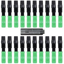 20-Pack FTTH SC/APC Fiber Quick Connector Optic Fiber Fast Connector Adapter picture
