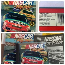Nascar Racing Computer PC Game Sierra Papyrus 1996 MS DOS CD•Nine NASCAR Tracks picture