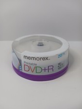 Memorex by Imation DVD+R 20-Packs 4.7GB 16x 120 Min Recordable New Sealed picture
