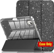 Glittery Cute Case for iPad Mini 7 8.3 Inch, Protective Cover with Pencil Holder picture