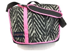 JanSport Market Street Laptop Messenger Bag - Grey Tar Wild At Heart picture