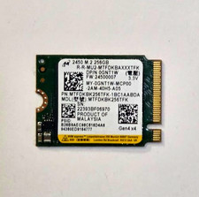 Micron 2450 256GB M.2 2230 PCIe Gen4 x4 NVMe SSD MTFDKBK256TFK OEM 100% Health picture
