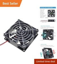 High Performance 80x80x25mm 12V Cooling Fan - Quiet Operation, Durable Design picture