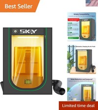Resin 3D Printer Enclosure with Ventilation Kit, LED Light,Thermo-Hygrometer ... picture