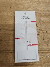 Apple Lightning to VGA Adapter (MD825AM/A) OEM | White, Brand New Sealed A1439 picture
