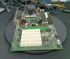 Compaq 187498-001 Motherboard 010630-201 W/ I/O Shield, Heatsink, Fan & CPU picture
