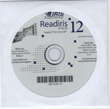 HP Readiris Pro 12 OCR Software Install CD-ROM for Windows PC (2012) picture