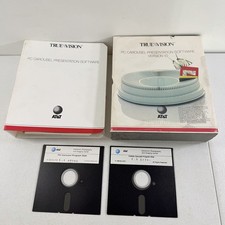 Vintage AT&T True Vision PC Carousel Presentation User Guide & Software 1985 picture