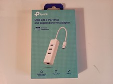 TP-Link UE330 USB 3.0 to Ethernet Adapter 3-Port Hub Gigabit RJ45 for Laptop picture