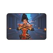 Anran Overwatch Anime Desk Mat | Cinematic Combat Art picture