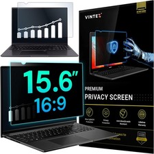 16:9 Privacy Screen Protector for 15.6 Inch Laptop - Anti Glare Blue Light Filte picture
