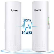 UeeVii CPE450 5.8G 3Km Long Range Point to Point Wi-Fi Bridge for Extend Network picture