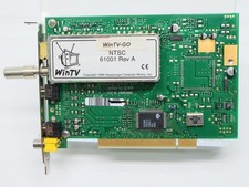 Vintage Hauppauge WinTV-GO NTSC 61001 Rev A PCI TV Tuner Capture Card w/ Disc picture