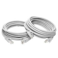 CAT6 Ethernet Patch Cord RJ45 LAN Network Cable Gray 1.5FT- 20FT Multi-Pack LOT picture